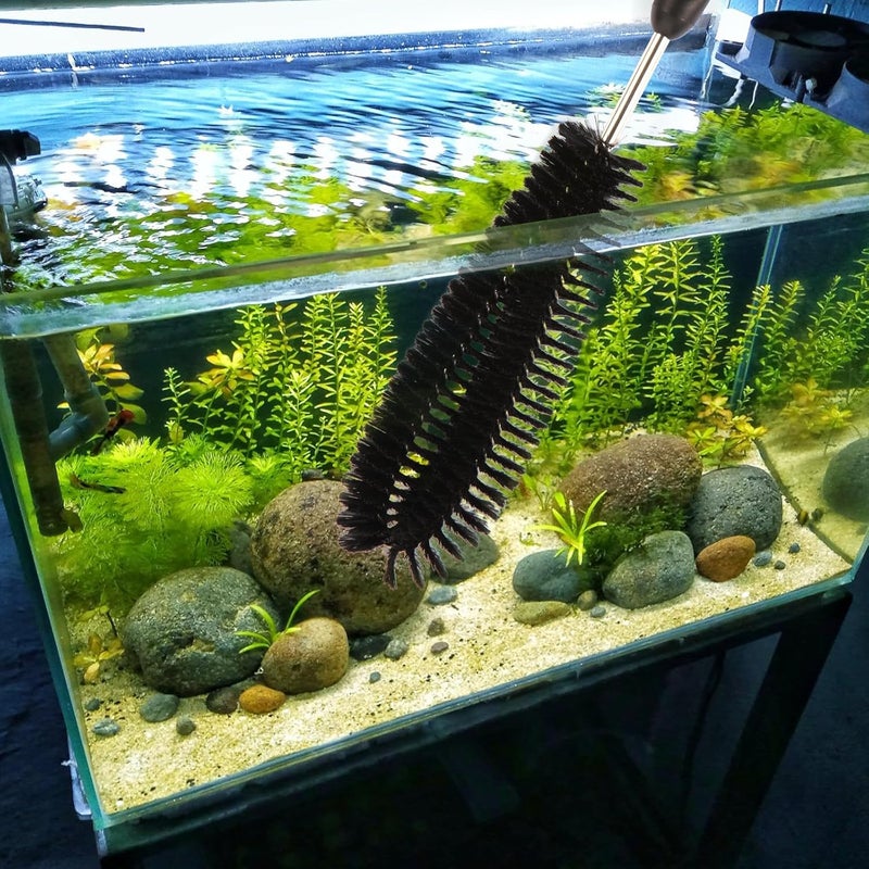 Suseg 11 in 1 Fish Tank Aquarium Cleaning Brush Kit,Aquarium brushSutiable for Acrylic Fish Tank, and Plastic Fish Tank,Glass Fish Tank,Non Rusting,Fish Tank Cleaning Tools - Image 5
